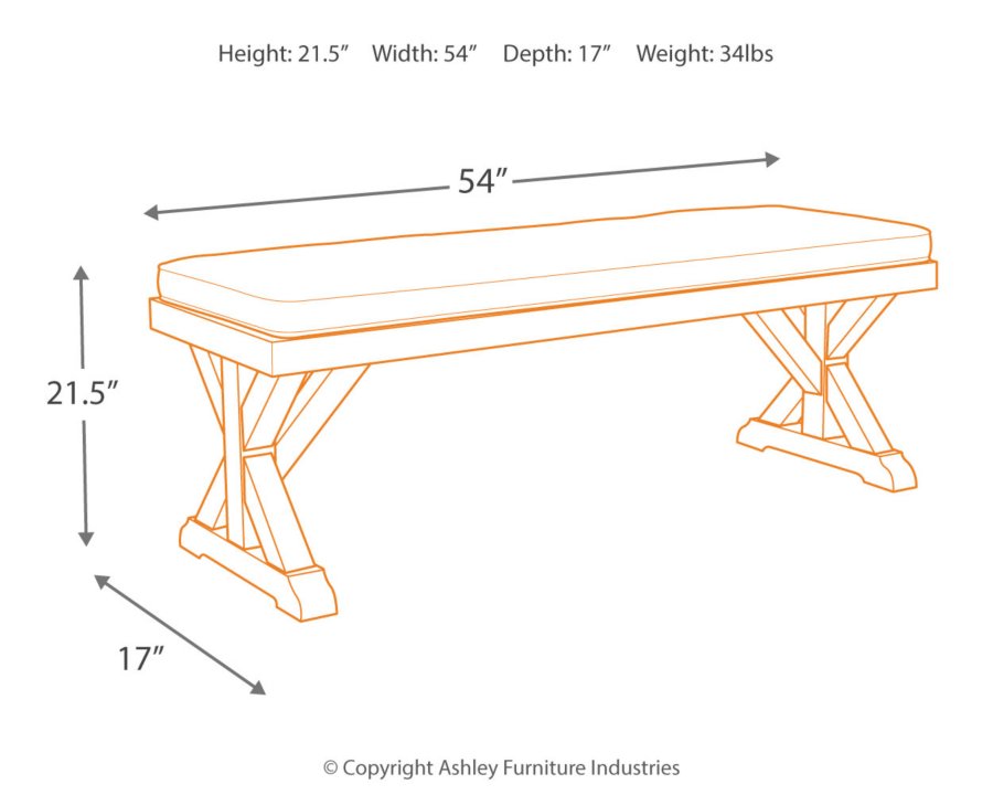 Mesa de comedor de exterior Beachcroft con 4 sillas y banco - image 9