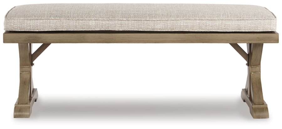 Sofá seccional de exterior Beachcroft de 4 piezas, 2 sillones, sillón reclinable y banco - image 2
