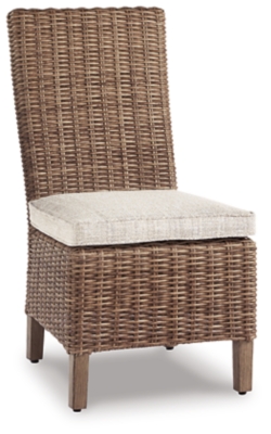 Beachcroft Outdoor Side Chair with Nuvella Cushion Set of 2 | Ashley