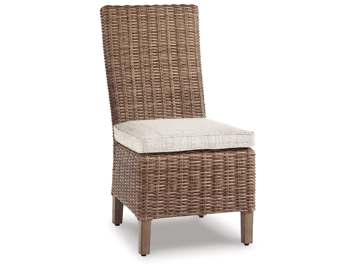 Beachcroft Outdoor Chair with Cushion (set of 2) - Beige