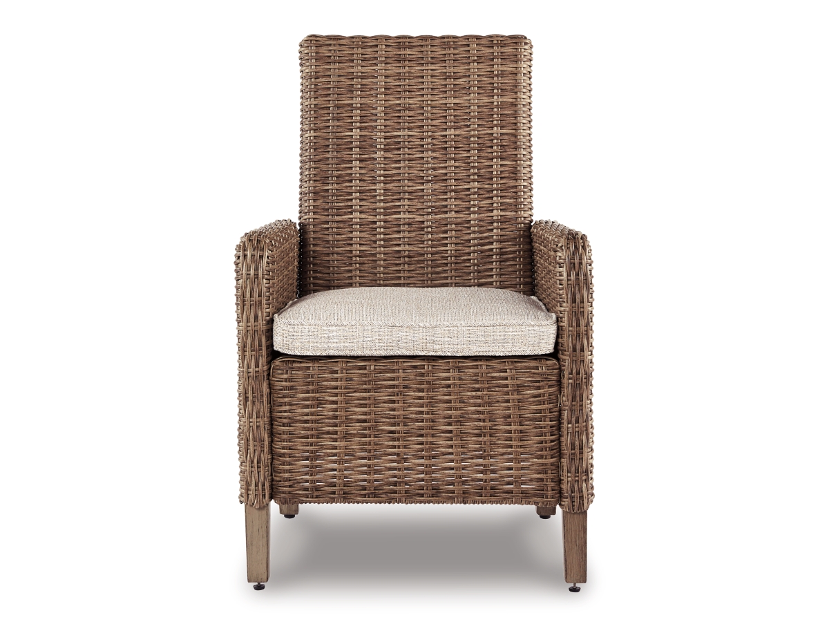 Beachcroft Outdoor Chair with Cushion (set of 2) - Beige