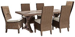 Beachcroft Outdoor Dining Table and 6 Chairs, , large