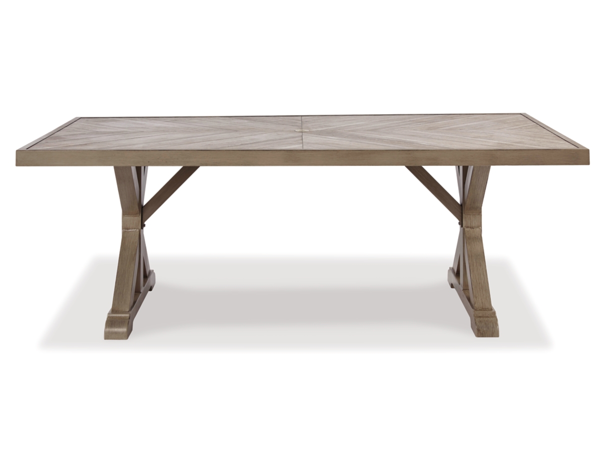 Beachcroft Outdoor Rectangle Dining Table - Beige