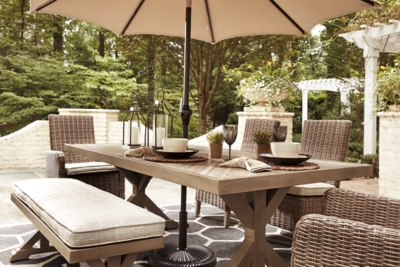 Outdoor patio best sale set with umbrella