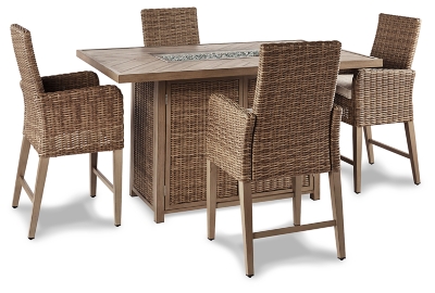 Beachcroft Outdoor Dining Table and 4 Chairs, , large