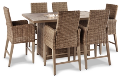 Beachcroft Outdoor Dining Table and 6 Chairs, , large