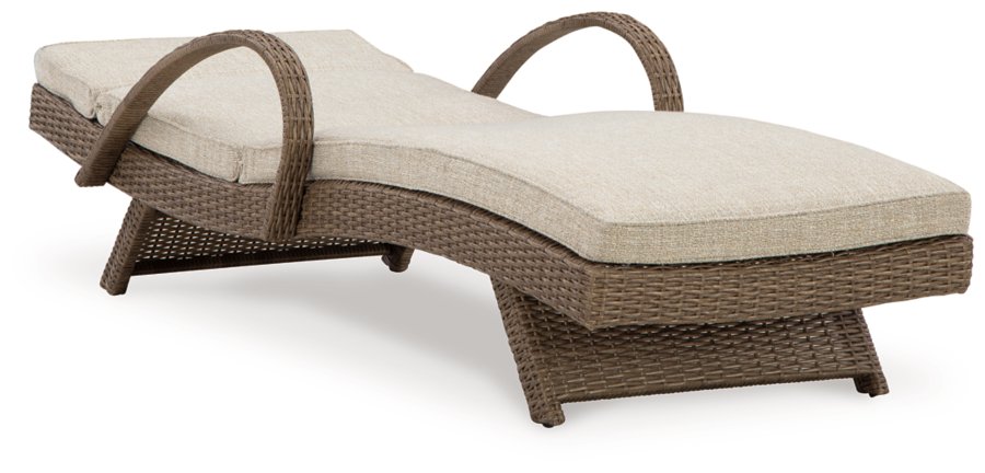 Beachcroft Outdoor Chaise Lounge with Cushion - image 4