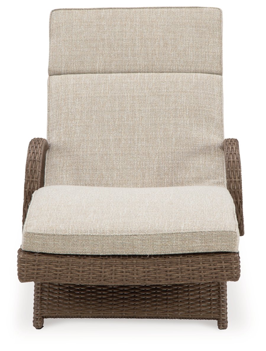 Beachcroft Outdoor Chaise Lounge with Cushion - image 3