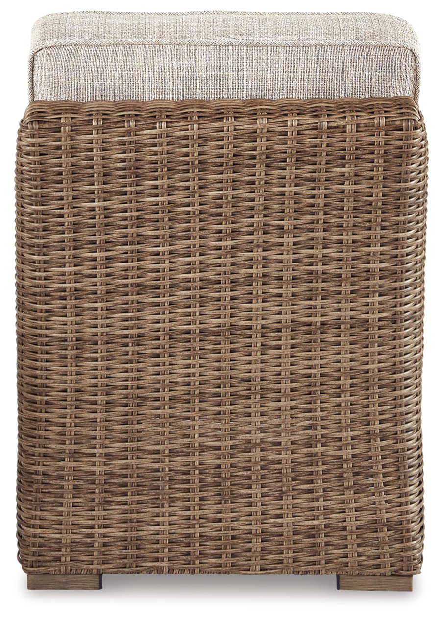 Sofá seccional de exterior Beachcroft de 4 piezas, 2 sillones, sillón reclinable y banco - image 14