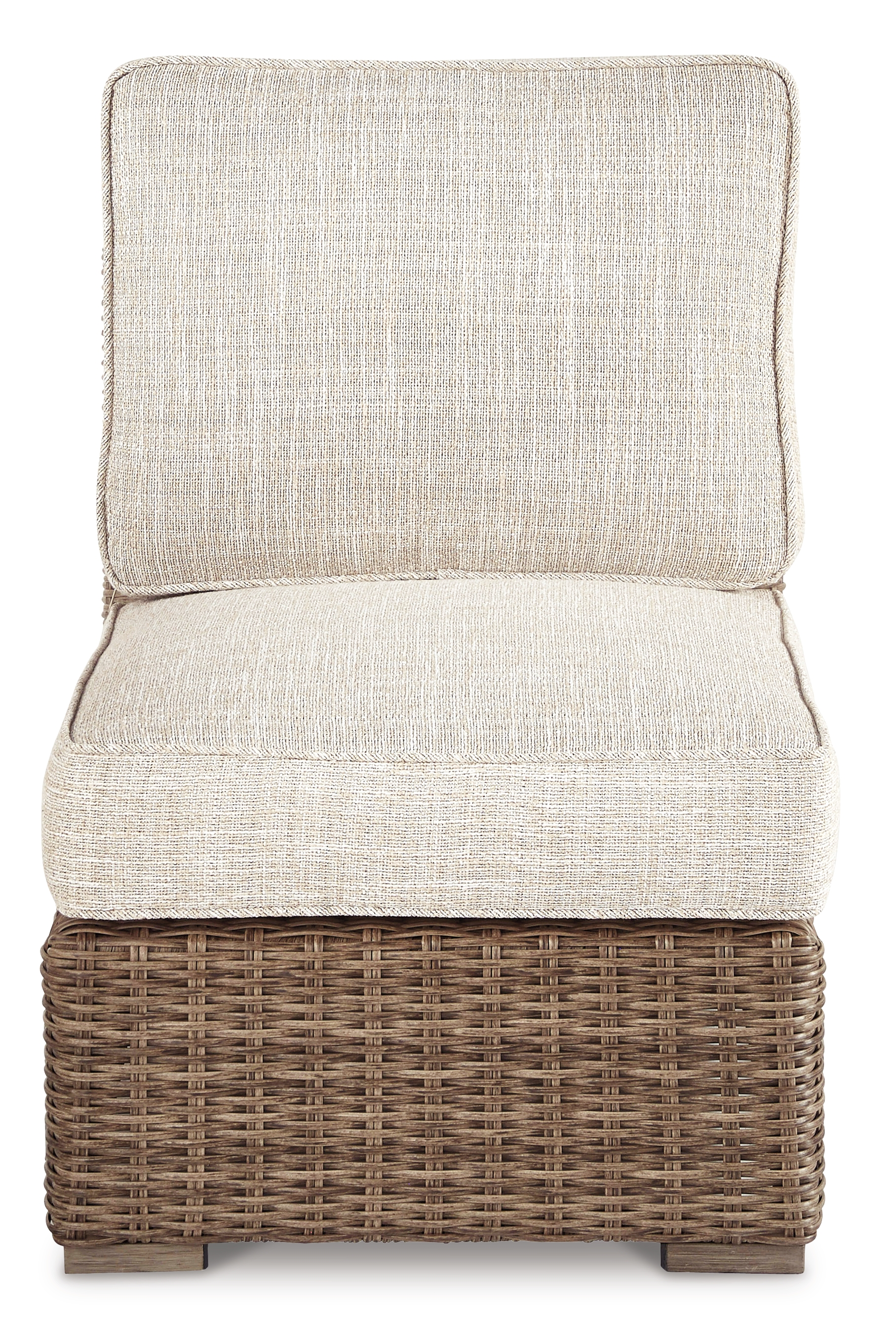 beachcroft patio set on Beachcroft Armless Chair With Cushion Furniture Den