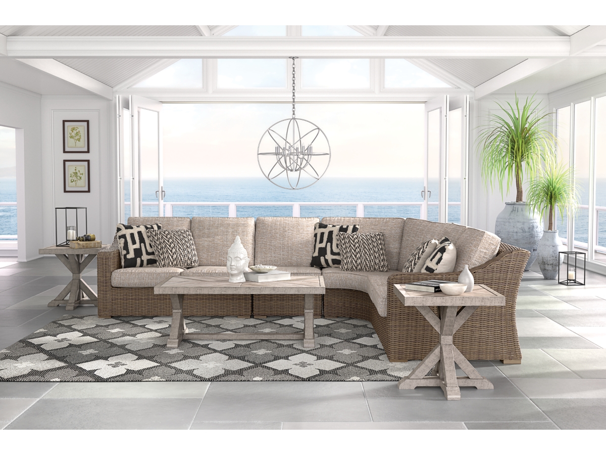 Beachcroft 4 Piece Outdoor Modular Seating Beachcroft 4 Piece Outdoor Modular Seating