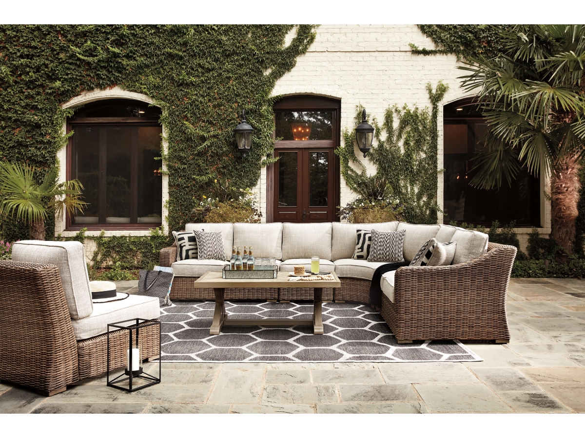 Beachcroft 5 Piece Outdoor Modular Seating Beachcroft 5 Piece Outdoor Modular Seating