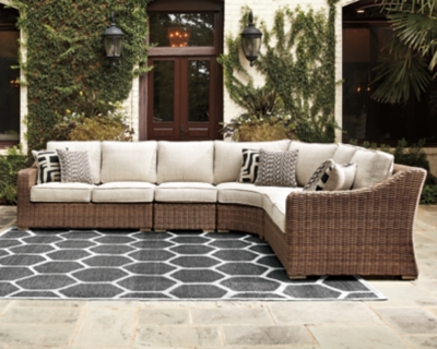 Ashley furniture deals outdoor sectional set