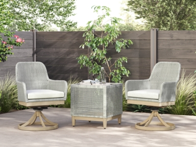 Seton Creek 2 Outdoor Chairs with End Table, , rollover