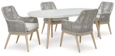 Seton Creek Outdoor Dining Table and 4 Chairs, , large
