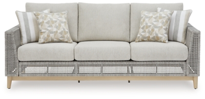 Seton Creek Outdoor Sofa with Cushion, , large
