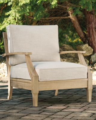 Clare View Outdoor Lounge Chair, Beige