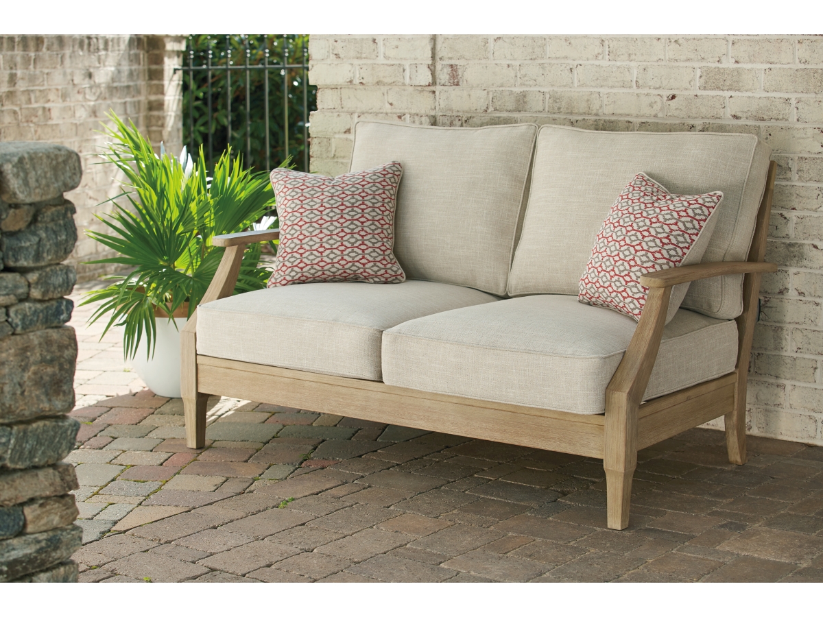 Patio loveseat cushions clearance sale