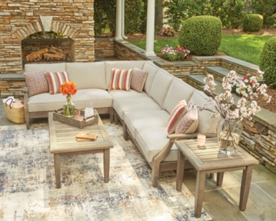 Ashley Furniture Clare View Outdoor Sectional - Thumbnail 4