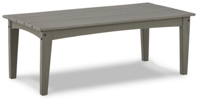 Visola Outdoor Coffee Table, Gray, large