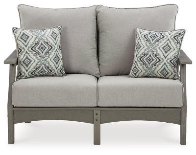 Visola Outdoor Loveseat with Cushion, , large