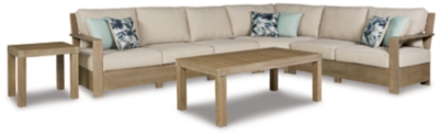 Silo Point 4-Piece Outdoor Sectional with Coffee Table and End Table, , rollover