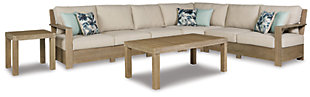 Silo Point 4-Piece Outdoor Sectional with Coffee Table and End Table, , rollover