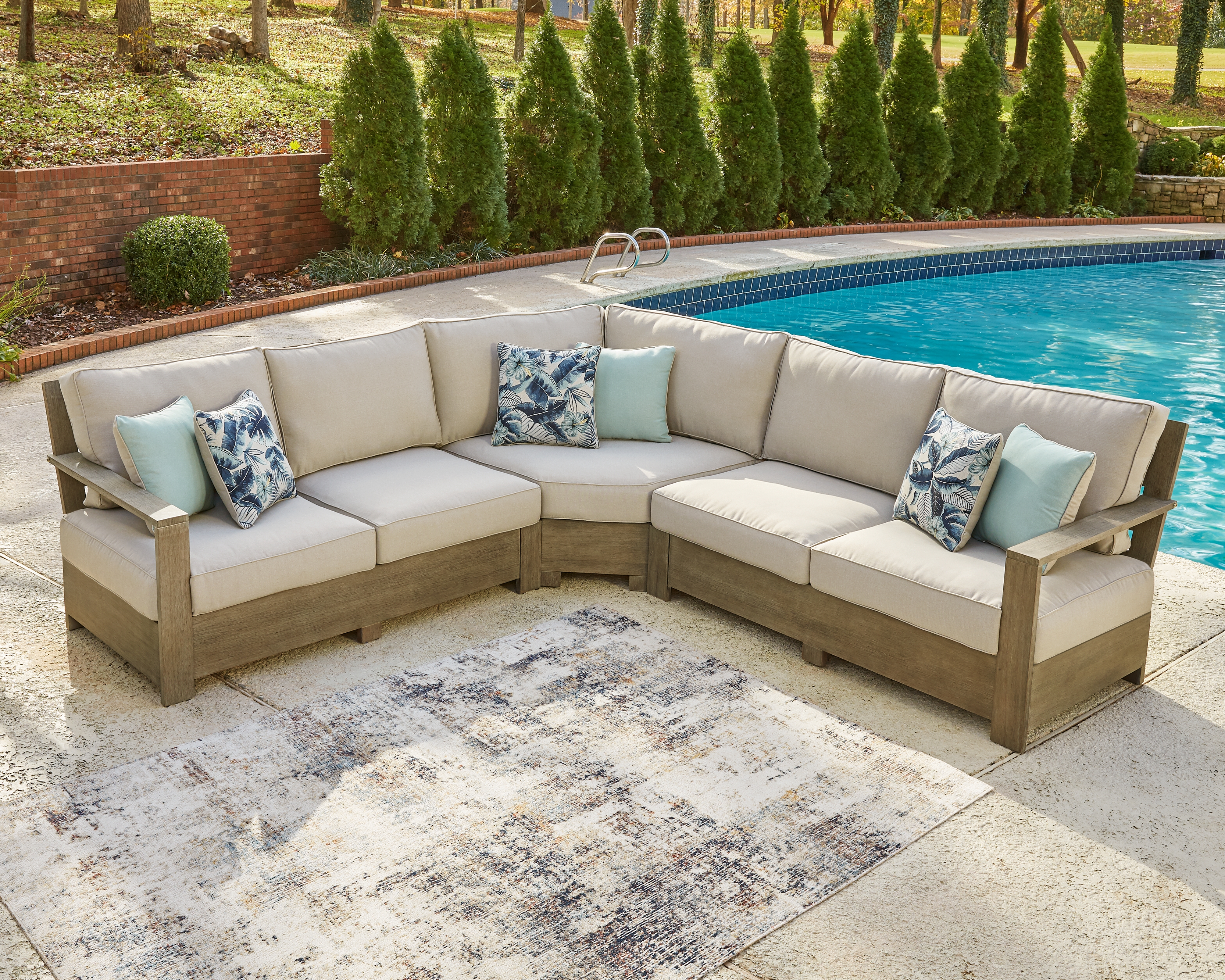 Silo Point 3-Piece Outdoor Sectional | Furniture Galaxy