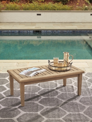 Gerianne Outdoor Coffee Table with 2 End Tables | Ashley Furniture HomeStore
