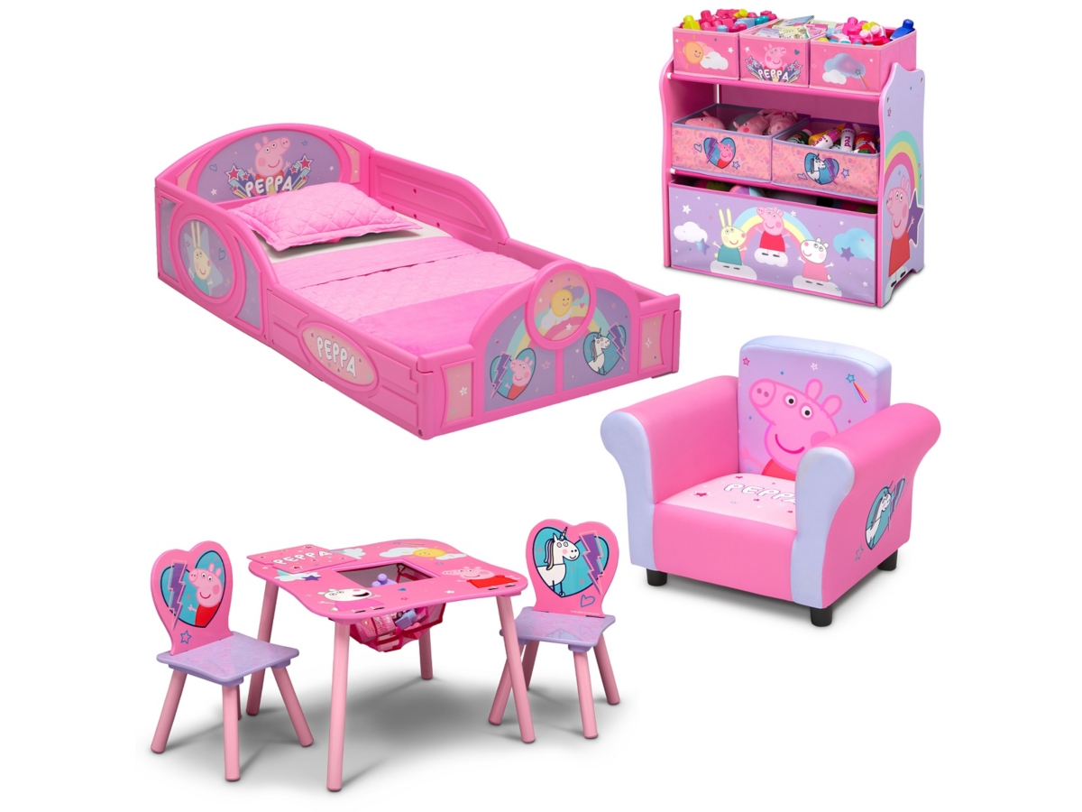 Peppa pig bed set twin best sale