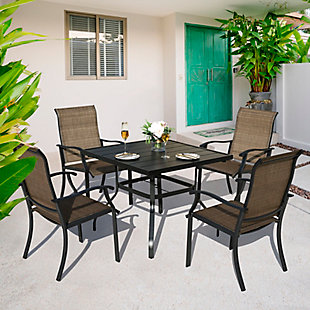 Outdoor Dining Table and 4 Chairs, , rollover