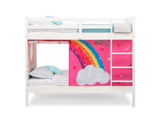Delta Children Low Twin Loft Bed and Jojo Siwa Tent Bedroom Bundle