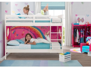 Delta Children Low Twin Loft Bed and Jojo Siwa Bedroom Bundle