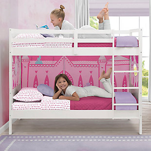 Delta Children Delta Children Low Twin Loft Bed and Disney Princess Tent Bedroom Bundle, , rollover