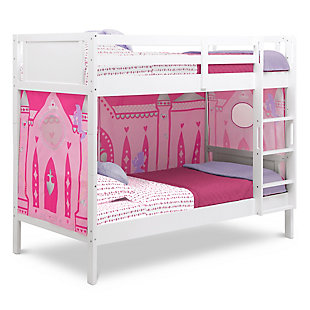 Delta Children Delta Children Low Twin Loft Bed and Disney Princess Tent Bedroom Bundle, , large