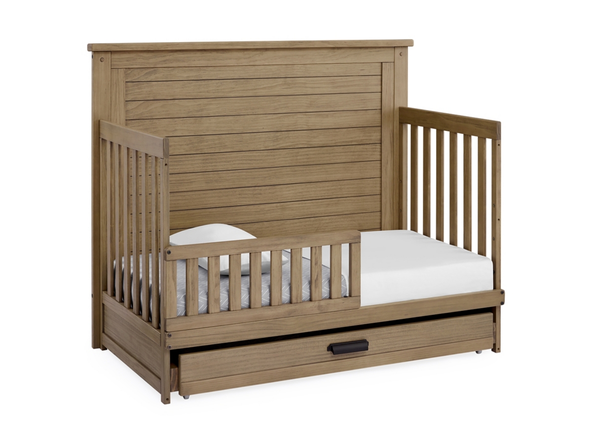 Simmons Kids Simmons Kids Caden 3 Piece Nursery Furniture Bedroom Bundle Rustic Acorn