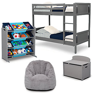 Delta Children Delta Children Convertible Twin Bunk Bed Bedroom Bundle, , rollover