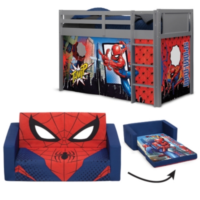 Delta Children Delta Children Low Twin Loft Bed and Marvel Spider-Man Bedroom Bundle, , large
