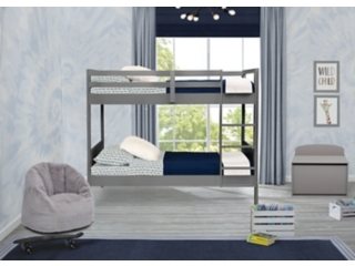 Delta Children Convertible Twin Bunk Bed Bedroom Bundle