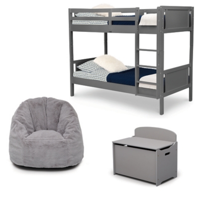 Abigail twin loft bed with outlet tent