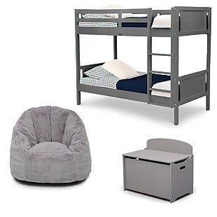Delta Children Delta Children Convertible Twin Bunk Bed Bedroom Bundle, , large