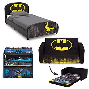 Delta Children DC Comics Batman Twin Bed Bedroom Bundle, , rollover