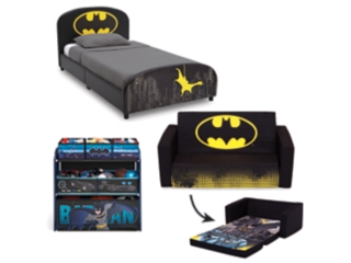 DC Comics Batman Twin Bed Bedroom Bundle