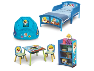 Baby Shark Toddler Bed Bedroom Bundle