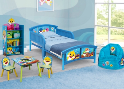 Baby Shark Wood Art Desk and Chair Set - Delta Children