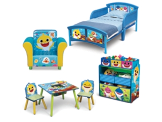 Baby Shark Toddler Bed Bedroom Bundle