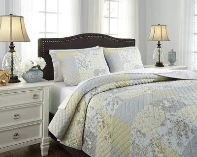 Damani 3-Piece Queen Quilt Set, Multi, rollover