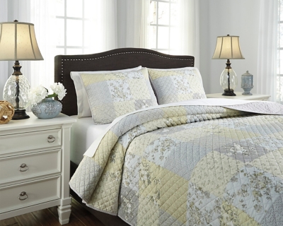 Damani 3-Piece Queen Quilt Set, Multi, large