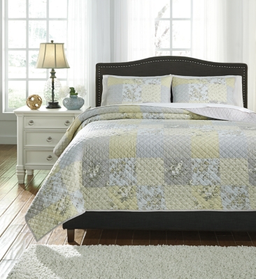 Damani 3-Piece Queen Quilt Set, Multi, large