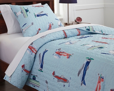McAllen 2-Piece Twin Quilt Set, Multi, rollover